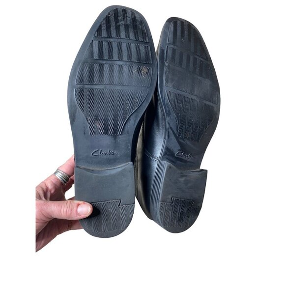 CLARKS MEN'S BLACK WHIDDON CAP TOE OXFORDS SZ 11.5 - Picture 8 of 10